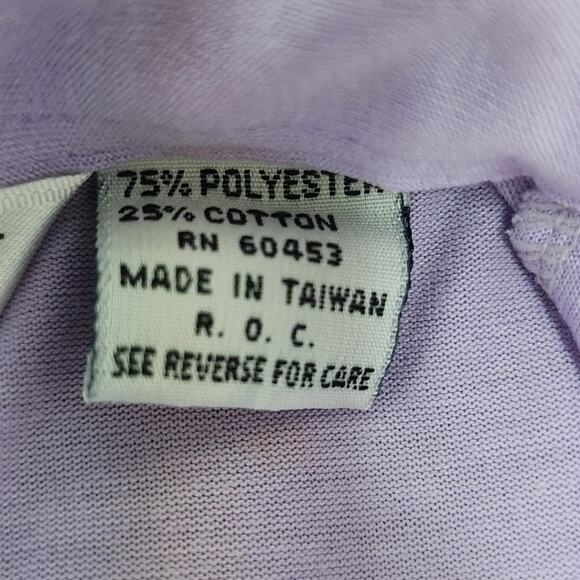 Vintage Lady La Mode Laavender Polo Shirt Jeremy Ranch Active Women's Medium - Picture 8 of 9